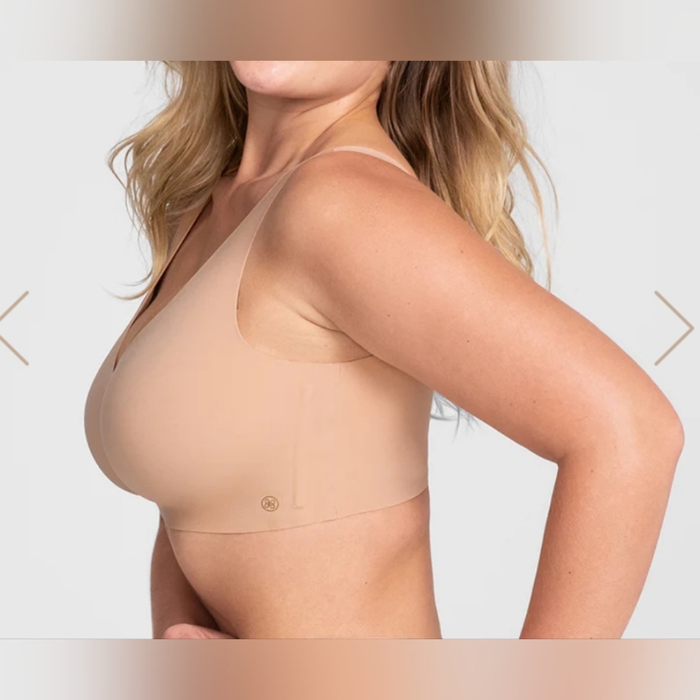 Honeylove V-Neck Bra Nude Sand Size 2X - Picture 4 of 16